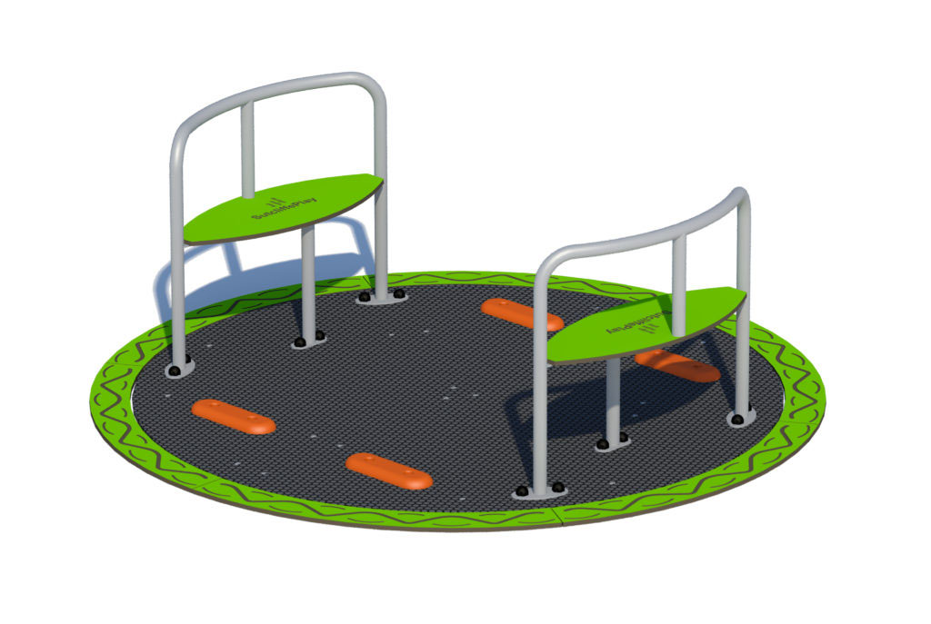 Inclusive Seated Wheelchair Roundabout Sutcliffe Play
